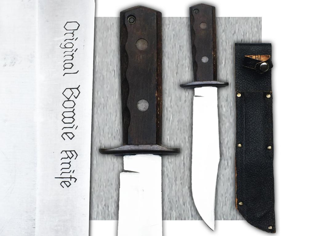 🚨Zeldzaam mes - ORIGINELE BOWIE KNIFE-dolk - XX, Ophalen of Verzenden, Landmacht, Mes of Dolk