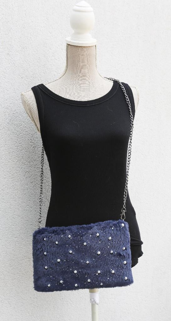 Joli sac neuf bleu avec bandoulière (ou pochette ou trousse), Bijoux, Sacs & Beauté, Sacs | Sacs Femme, Enlèvement ou Envoi, Neuf