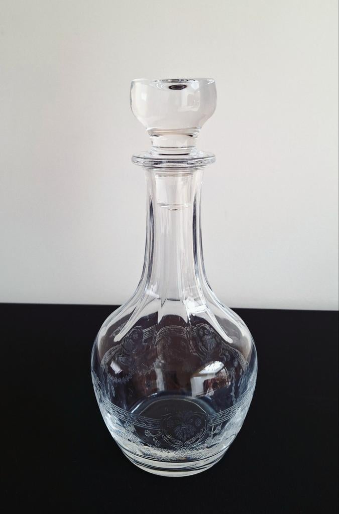 Carafe en cristal à facettes Cristal d'Arques, Antiquités & Art, Enlèvement ou Envoi