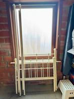 1 lit + table de chevet, Enlèvement, Métal, Blanc, Une personne