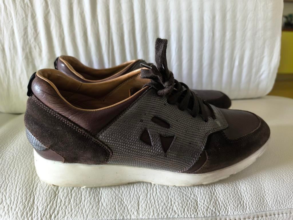 Fratelli Rossetti One dames sneakers– bruin leer/suède 38,5, Kleding | Heren, Schoenen, Sneakers, Bruin, Ophalen of Verzenden