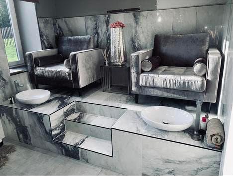 Ensemble faiteuils NV Gallery, Comme neuf, Enlèvement, Tissus, Moderne