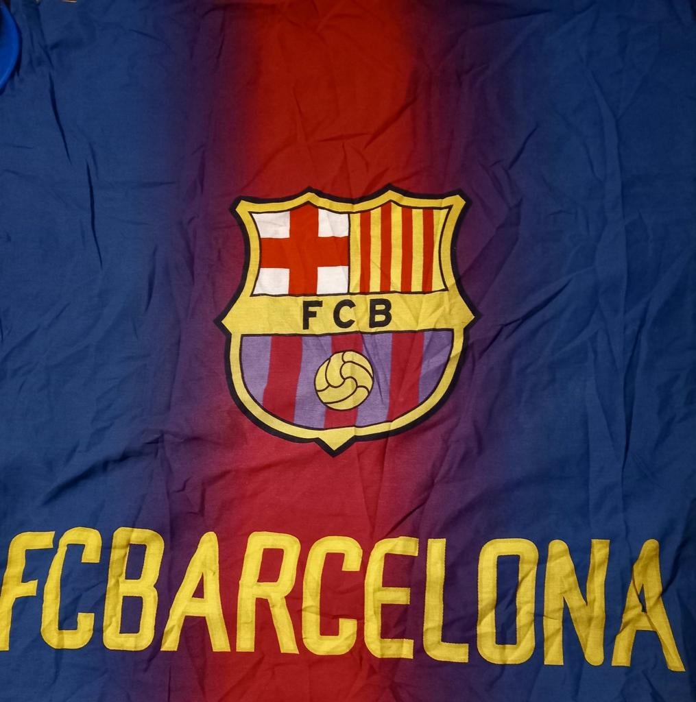 Taie d'oreiller - coton - FC Barcelona 60/60 -> 2€, Enlèvement, Utilisé, Autres types