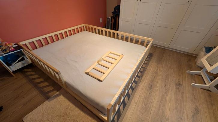 HomeForDreams Vloerbed - Montessori-geïnspireerd, Kinderen en Baby's, Kinderkamer | Bedden, Lattenbodem, Ophalen