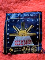 100% wollen deken van Sole Mio, Ophalen of Verzenden, Gebruikt, Oranje, Deken of Dekbed