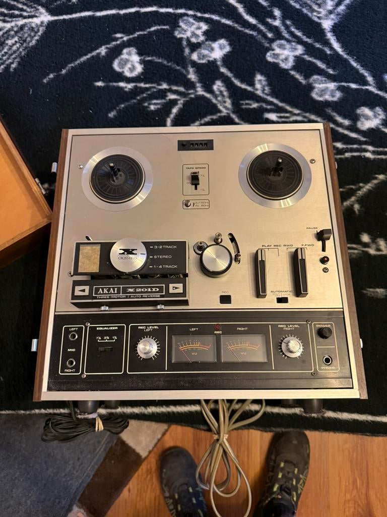 Bandopnemer akai x201d, Ophalen