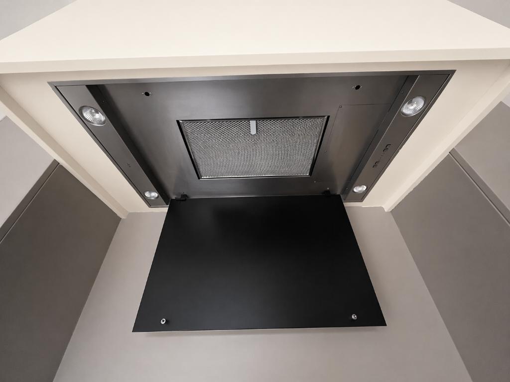 Capot de fumée, Enlèvement, Neuf