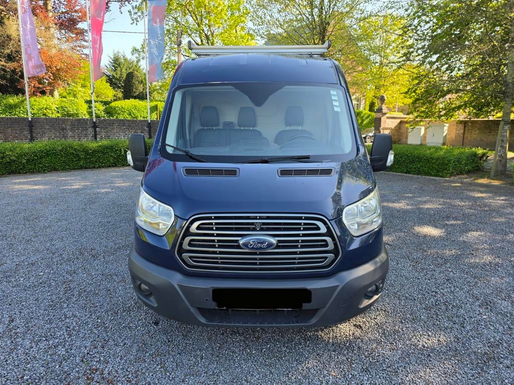 Ford Transit L3H2 2018 – 2.0 EcoBlue – 170 PK – 134.000 km, Auto's, Voorwielaandrijving, 1995 cc, 4 cilinders, Blauw