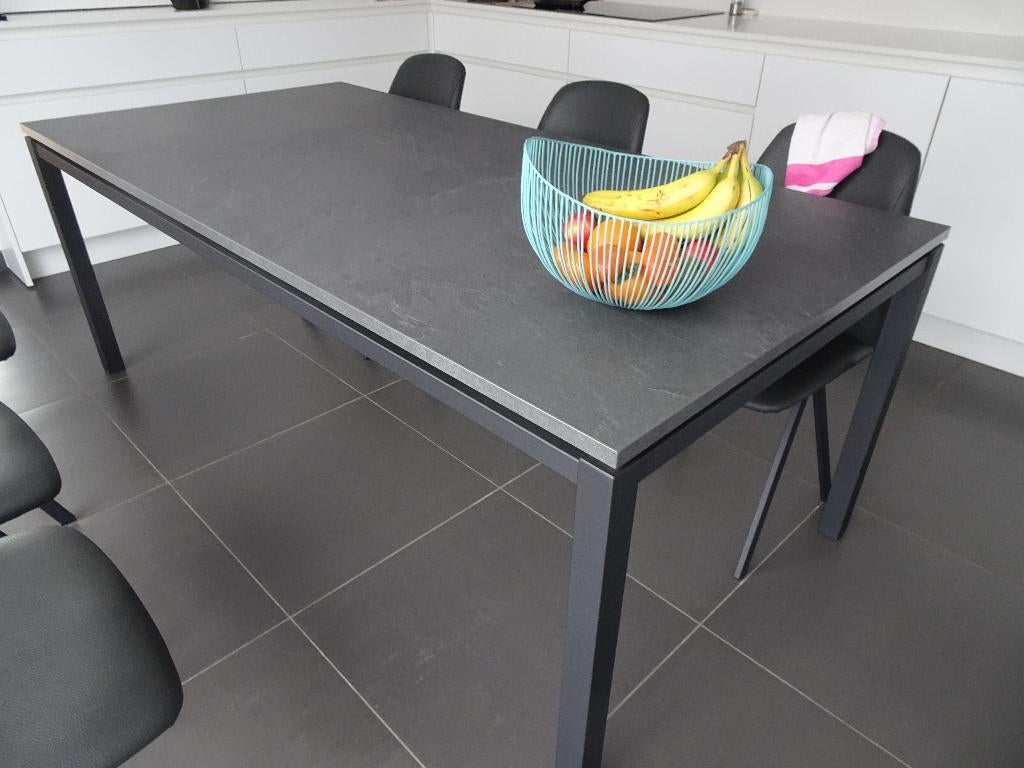 keukentafel, Ophalen, 50 tot 100 cm, Zo goed als nieuw, Vijf personen of meer