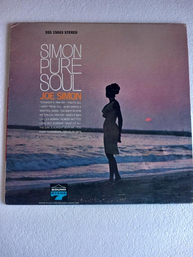JOE SIMON . PURE SOUL USA LP, Enlèvement ou Envoi
