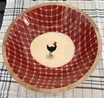 Saladier en bois neuf - motif intérieur coq, Neuf, Enlèvement, Autres matériaux, Autres styles