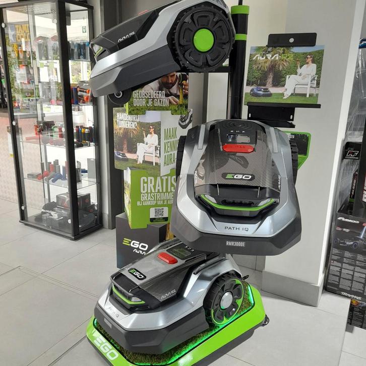 Tondeuse à gazon robotique EGO Aura R2, Jardin & Terrasse, Tondeuses robotisées, Neuf, Avec capteur de pluie, Contrôlable via l'application