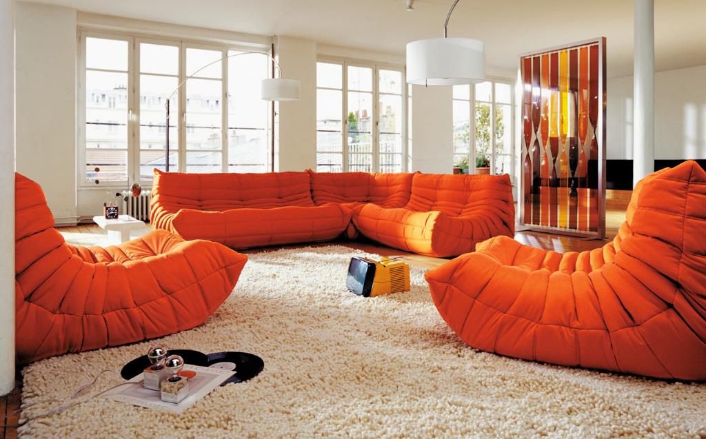 RECHERCHÉ: Ligne Roset Togo — Achat immédiat, Enlèvement ou Envoi, Tissus, Bankstel Bank Zetels Sofa Hoekbank Design bank