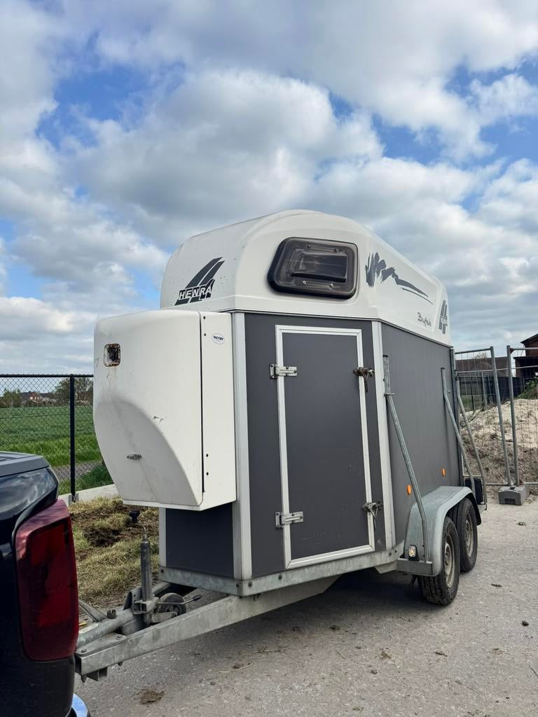 Paardentrailer 2 paards, Dieren en Toebehoren, Ophalen, Zo goed als nieuw