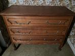 Eikenhouten commode, Huis en Inrichting, Kasten | Ladekasten, Ophalen, Zo goed als nieuw