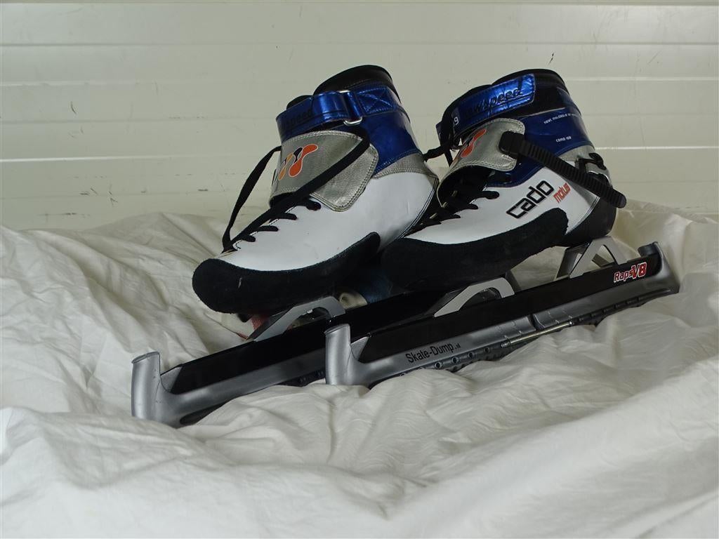 A7254. Cadomotus Comp 109 noren + beschermers, maast 43, Sport en Fitness, Schaatsen, Ophalen of Verzenden, Gebruikt, Noren