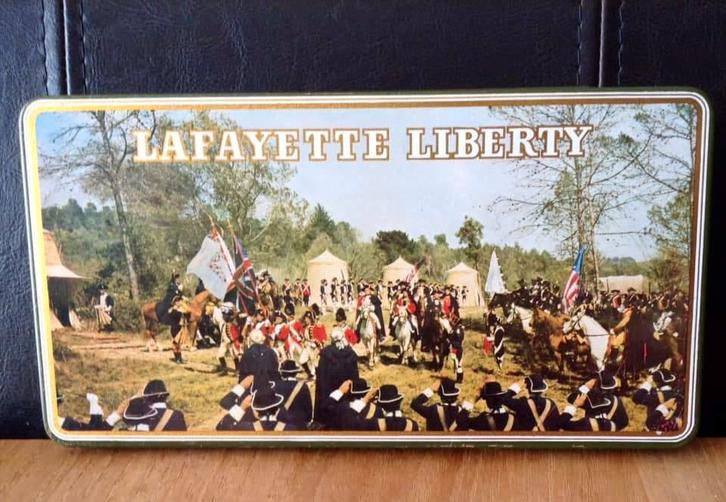 Lafayette Liberty Jubilé sigarendoos, Verzamelen, Blikken, Zo goed als nieuw, Overige merken, Ophalen of Verzenden