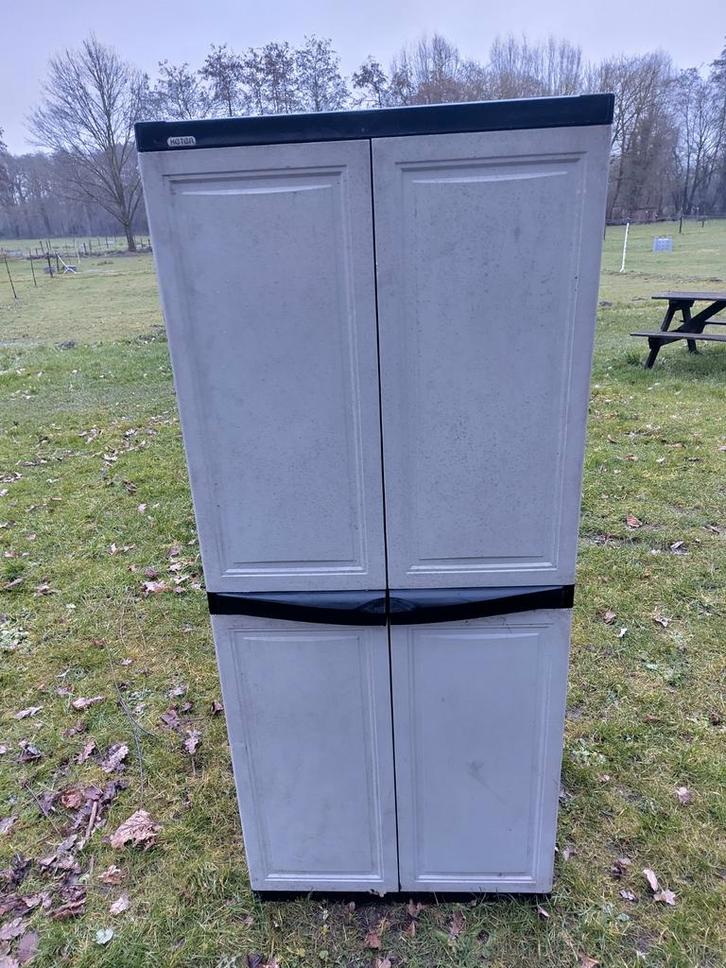 BUITENKAST/ tuinkast, Tuin en Terras, Bergingen en Tuinkasten, Gebruikt, Kunststof, Ophalen