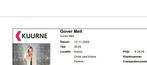 2 tickets Gover Meit 12/11/26 Kuurne, Tickets en Kaartjes