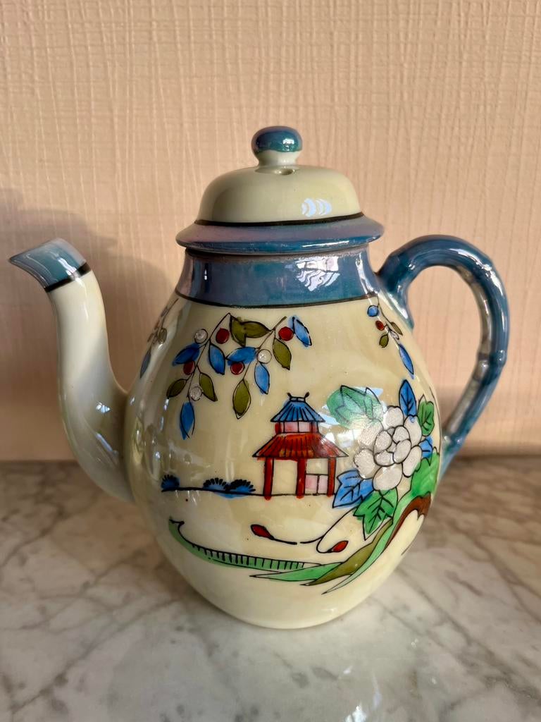 Aziatisch jaren ‘60 porseleinen theeserviesje, Ophalen