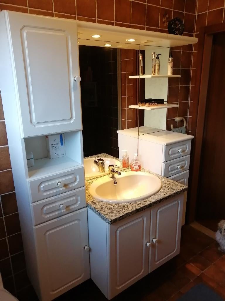 Ensemble de salle de bain, Maison & Meubles, 100 à 150 cm, Enlèvement, Utilisé, 100 à 150 cm