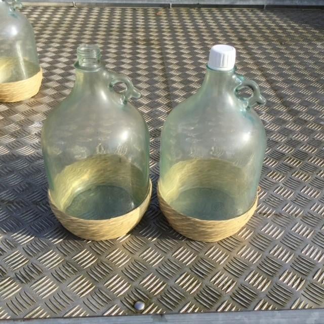 Glazen flessen met draaidop, Ophalen, Zo goed als nieuw