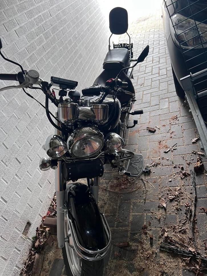 Hyosung Aquila 125cc chopper, Motoren, Motoren | Hyosung, Particulier, Chopper, 11 kW of minder, 2 cilinders, Handgeschakeld, Gebruikt