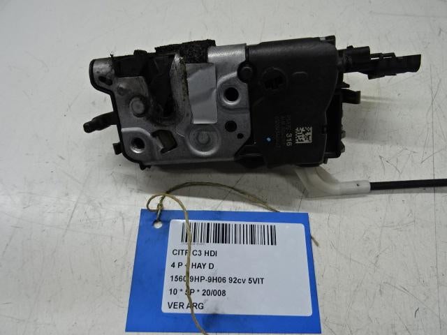 SERRURE DE PORTE ARRIÈRE GAUCHE Citroën C3 (SC) (732316), Utilisé, Arrière, Citroën
