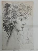 Roland Devolder - Portret van vrouw, Antiek en Kunst, Ophalen of Verzenden