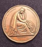 Medaille België 1860 van Wiener Brouckere Bruxelles Bronze, Ophalen of Verzenden, Brons