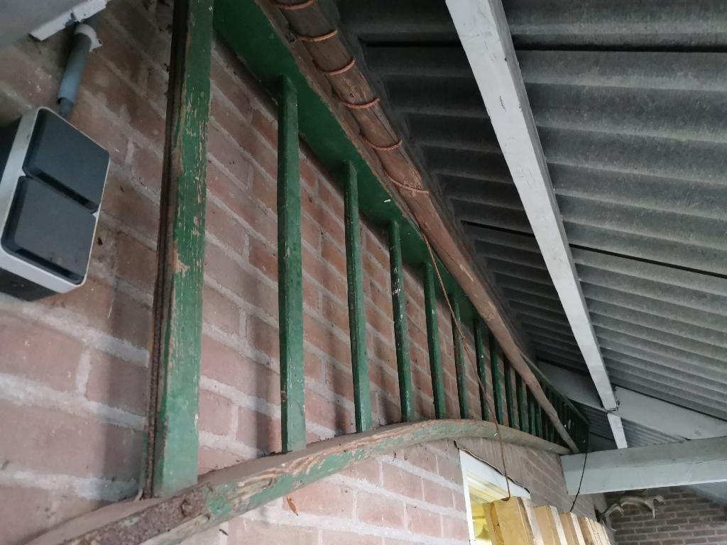 antieke houten ladder, Antiek en Kunst, Ophalen