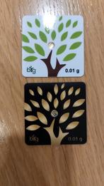 2 Lingots Or Pur 24k 0,01gr BIG, Timbres & Monnaies, Enlèvement ou Envoi