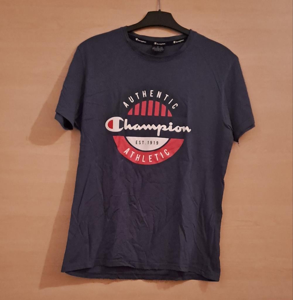 { T-shirt Champion (maat L), Maat 52/54 (L), Blauw, Champion, Ophalen of Verzenden