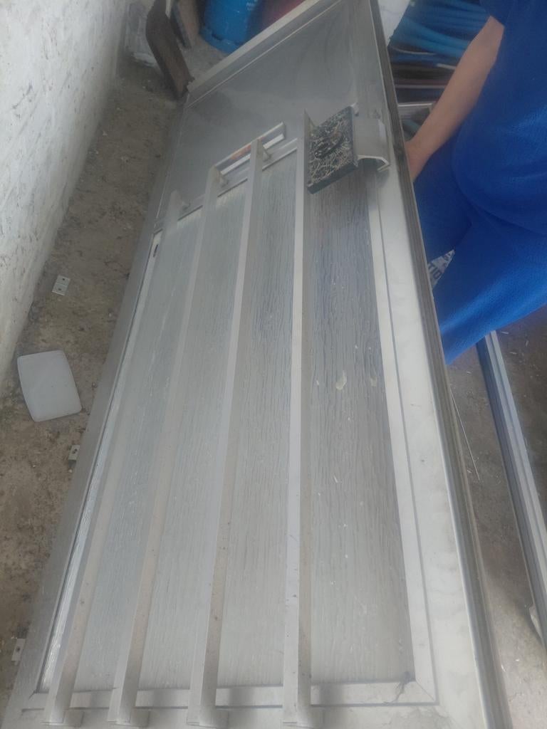 Porte en métal, Bricolage & Construction, Enlèvement, Comme neuf, Métal, Porte extérieure