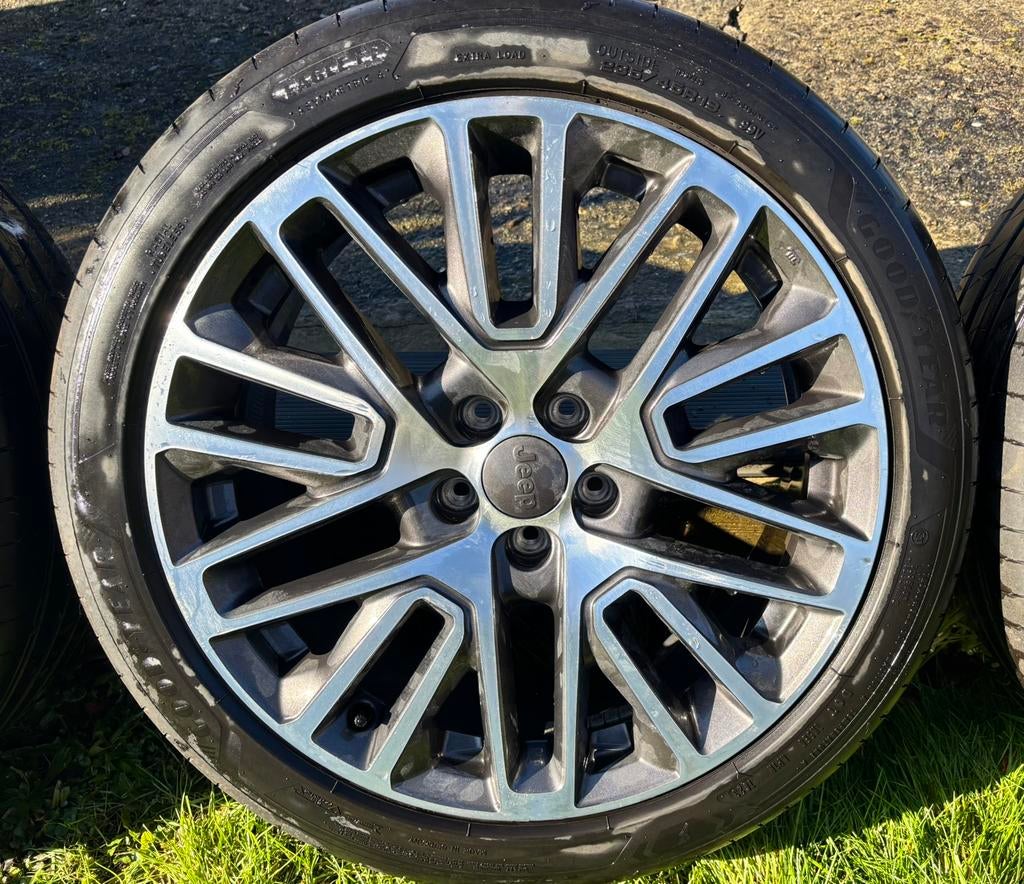 4 jantes jeep, Autos : Pièces & Accessoires, Pneus & Jantes, Pneu(s), Enlèvement