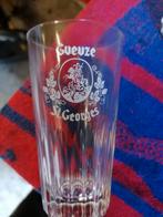 2 oude Gueuze bierglazen., Verzamelen, Glas en Drinkglazen, Ophalen of Verzenden