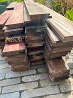 2 de keus 6 m2 Padoek Terrasplanken, Tuin en Terras, Ophalen, Zo goed als nieuw