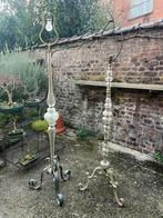 Set van 2 Murano vloerlamppoten, antieke lamp, Ophalen of Verzenden, Glas