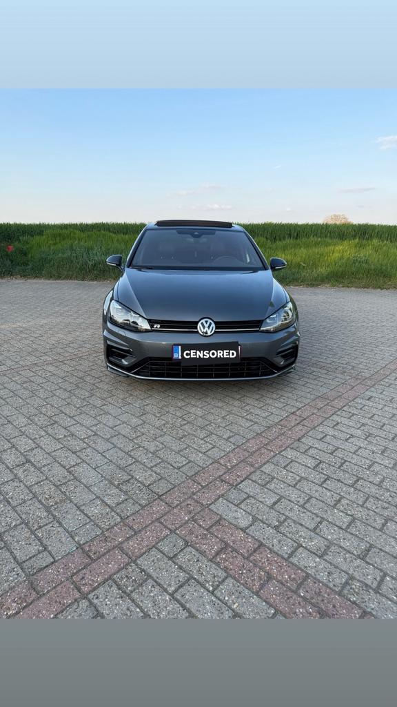 Golf 7,5 R - Leder - Dynaudio - Pano - Topstaat, Auto's, Volkswagen, Automaat, Euro 5, Leder, 221 kW