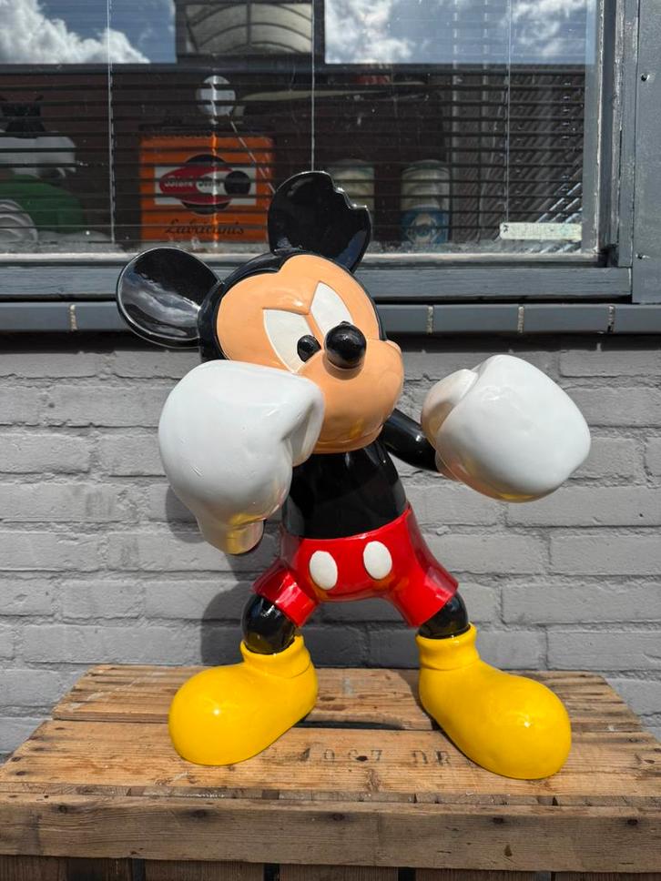 Mickey Mouse beeld als bokser, Verzamelen, Disney, Zo goed als nieuw, Mickey Mouse, Ophalen