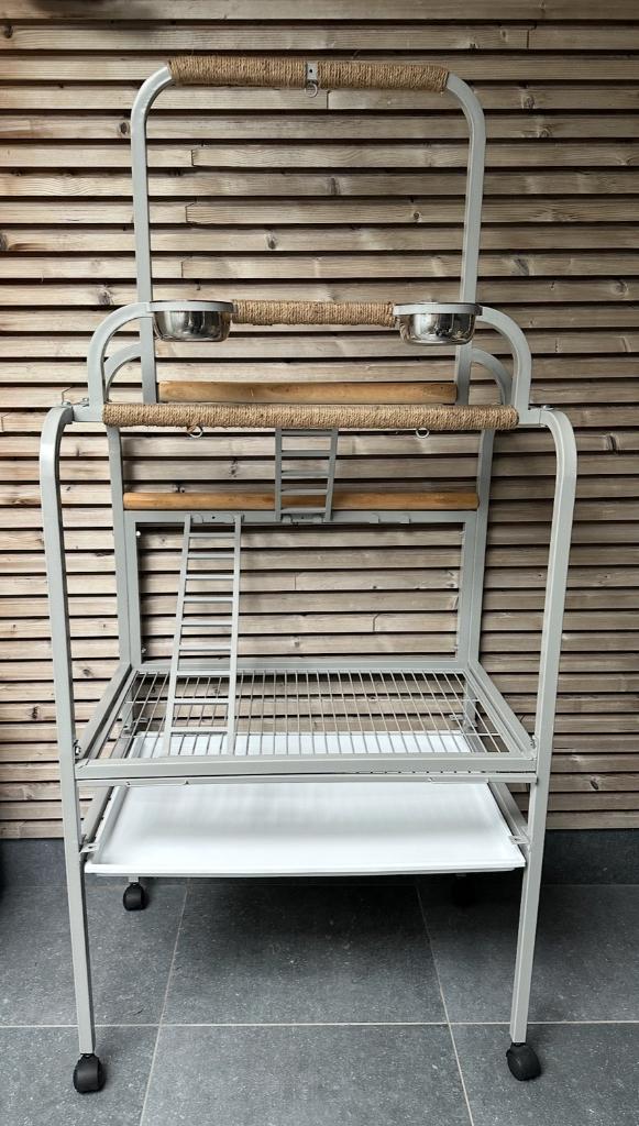 Montana New Moonlite Playstand Platinum - Topstaat!, Meerdere dieren, Papegaai, Pratend