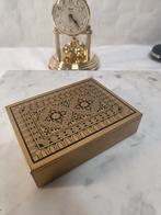 Vintage deco sigarendoos - Vintage sigarendoos decoratief, Ophalen of Verzenden