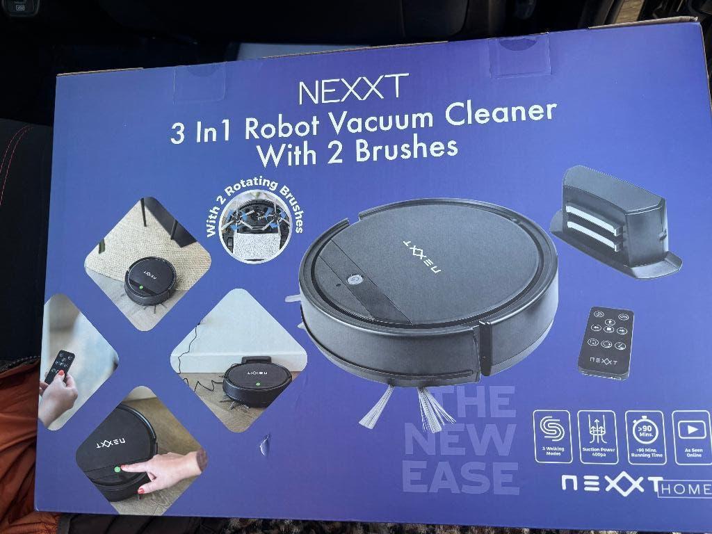 Aspirateur robot 3 en 1 Nexxt, Electroménager, Neuf, Enlèvement ou Envoi, Réservoir, Aspirateur robot
