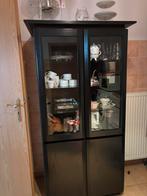 Prachtig echt houten vitrine kast GRATIS!!!, Huis en Inrichting, Kasten | Vitrinekasten, Ophalen, Zo goed als nieuw