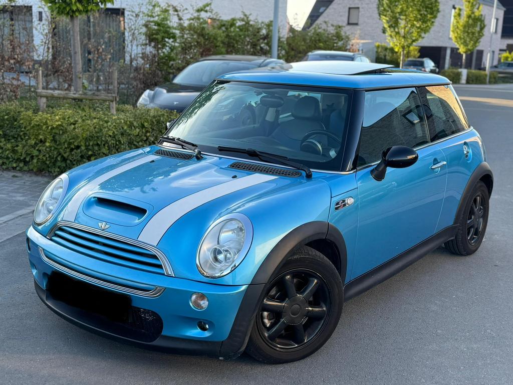 Mini cooper S 170pk benzine Full option gekeurd voor verkoop, Auto's, Mini, Blauw, Bedrijf, Handgeschakeld, 5 deurs