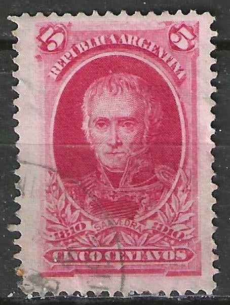 Argentinie 1910 - Yvert 153 - Cornelio Saavedra (ST), Postzegels en Munten, Postzegels | Amerika, Gestempeld, Verzenden