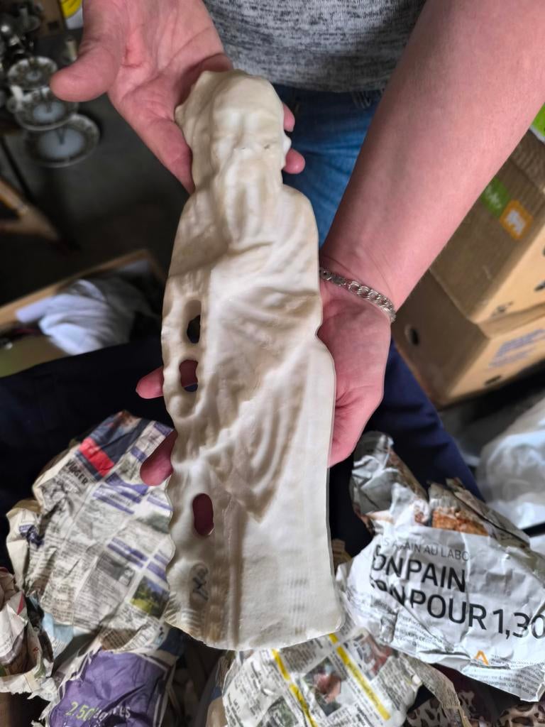 Statue asiatique en pierre, Antiquités & Art, Enlèvement