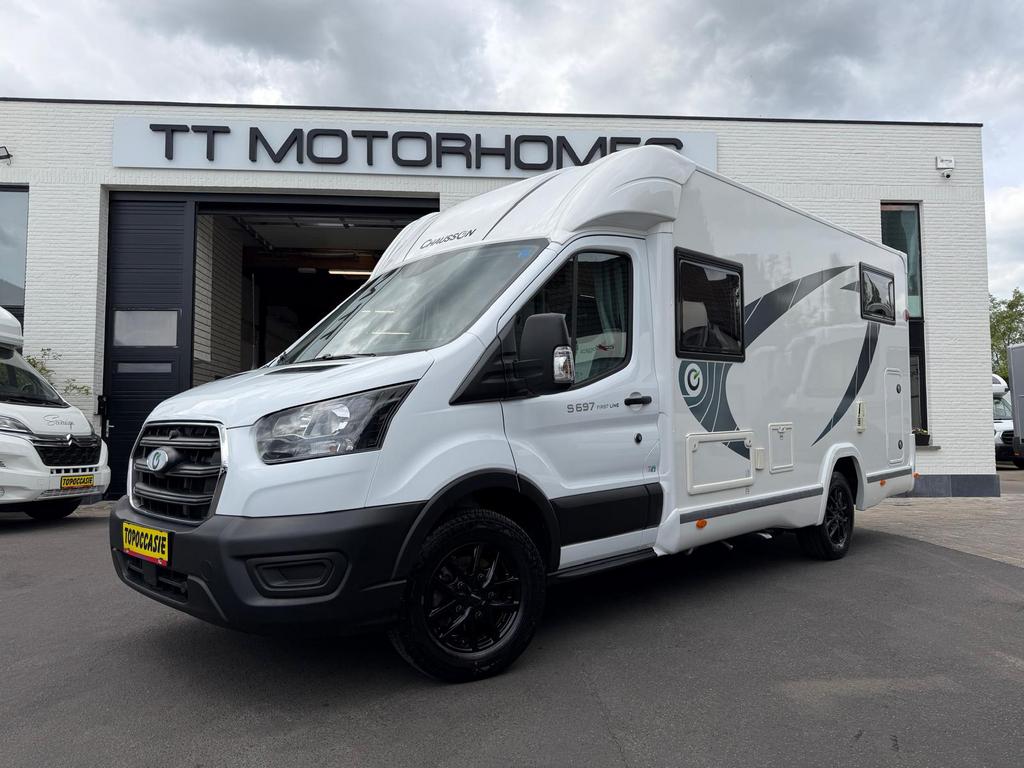 Ford Transit Chausson S697 Première Ligne, Caravanes & Camping, Boîte manuelle, Ford, Douche, Chausson