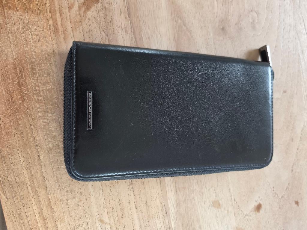 Portefeuille - Porsche Design, Zwart, Zo goed als nieuw, Leder, Ophalen