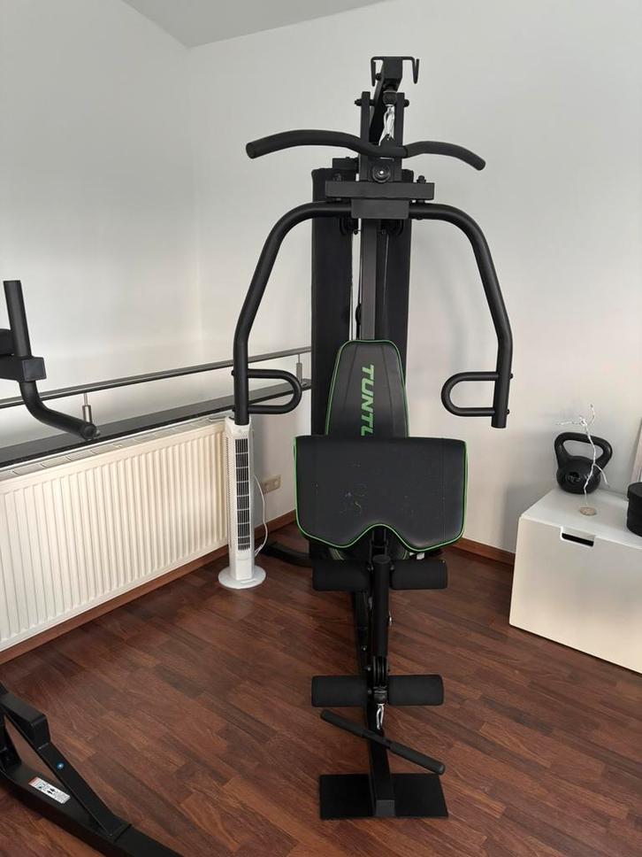 All in one fitness toestel gym, Sports & Fitness, Appareils de fitness, Comme neuf, Centrale électrique, Bras, Jambes, Pectoraux